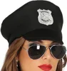 Polizei Kostüm Karneval Blau Schwarz Uniform Badge Mütze Produktbild-Vorschau 4