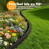 Lot de 4 bordures de pelouse Izrielar de 4,8 m, bordures de Voir les images du produit 4