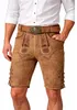 MADDOX Kurze Herren Lederhose "Hopfensee" mit Gürtel | Produktbild-Vorschau 2