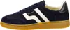 A side view of a navy blue Gant sneaker with white stripes and a gum sole. Anteprima dell’immagine prodotto
