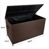 Kissenbox Rattan Braun 138x70x80 cm 582L UV-beständig mit Produktbild-Vorschau 6