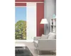 A living room scene with a window, sofa, and bookshelf. Produktbild-Vorschau