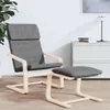 relaxační křeslo vidaXL Tmavě šedá tkanina Náhled obrázku produktu 3