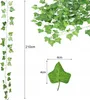 Guirlande de lierre artificiel Vert 24 pièces de 2,1m Voir les images du produit 6
