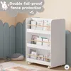 WOLTU Kinderregal beweglich, 2in1 Bücherregal, zweiseitiger Produktbild-Vorschau 7
