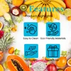 Intirilife Obstkorb aus Metall in Schwarz - Modische runde Produktbild-Vorschau 3