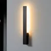 Arcchio Ivano LED-Wandleuchte, 42,5 cm, schwarz, Metall Produktbild-Vorschau 1