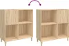 vidaXL Skříňka na talíře Sonoma dub 84,5x38x89 cm výrobek z Náhled obrázku produktu 7