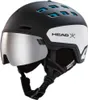 Head Radar Visor Helm Schwarz XS-S / Silver-Red/CAT2 Produktbild-Vorschau 1