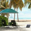 Outsunny 2-in-1 Strand Schirm Sonnenschirm Strand Zelt Produktbild-Vorschau 9