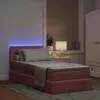 Bett mit Stauraum und LED mit Matratze Rosa 100 x 200 cm Produktbild-Vorschau 5