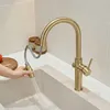 Kuchyňská Baterie Rea Fresh High Kartáčované Zlato Náhled obrázku produktu 2