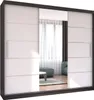 Easy4You Astra Schwarz/Weiss Schiebetürenschrank Produktbild-Vorschau 1
