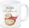 Küken Kaffeebecher mit Spruch Alltagsheldin Produktbild-Vorschau 1