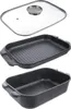 Granit-Bratpfanne mit Deckel 3in1 GRANDE 41x26x15 cm, 7 l Produktbild-Vorschau 3