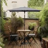 Sekey Sonnenschirm Balkon Gartenschirm Marktschirm  140×210 Produktbild-Vorschau 2