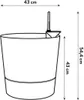 Pot Greensense Aqua Care Rond 43cm Grau Anthrazit - Elho Produktbild-Vorschau 4