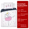 Kinderbettwäsche 100x135 cm + 40x60 cm Ballerina 100x135 cm Produktbild-Vorschau 2
