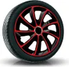 NRM Radkappen STIG, Rot/Schwarz 14" Zoll. (4 x Universal Produktbild-Vorschau 3