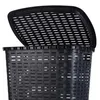 Rattan Wäschekorb 65 Liter mit Klappdeckel - Farbe: Produktbild-Vorschau 3