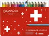 The image shows the front packaging of a set of Caran d'Ache colored pencils. Podgląd zdjęcia produktu