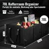 Kofferraumtasche Faltbox – 71L Auto Organizer mit 3 Kammern Produktbild-Vorschau 3