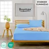 Buymax Spannbettlaken 120x200cm Doppelpack 100% Baumwolle Produktbild-Vorschau 2