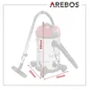 AREBOS Priemyselný vysávač 1800 W, vysávač na mokré a suché Náhľad obrázku produktu 10
