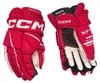 Rękawice CCM TACKS XF 80 Junior czerwone/białe 11 cali Podgląd zdjęcia produktu 1