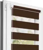 Estika Doppelrollo Klemmfix - 45 x 150 cm - Kastanienbraun Produktbild-Vorschau 1