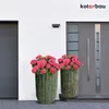 KOTARBAU® Blumenkübel hoch Outdoor & Indoor Keramik Grün Produktbild-Vorschau 8