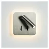 KOSILUM - Wandleuchte, Aluminium und Acryl - Silber/Chrom - Produktbild-Vorschau 3
