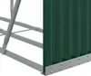 vidaXL Prístrešok na palivové drevo Zelený 180x45x100 cm Náhľad obrázku produktu 6