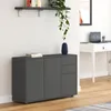 Credenza «Paarl» con 3 ante e 2 cassetti, 74 x 117 x 36 cm, Anteprima dell’immagine prodotto 1