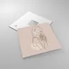 Bilder auf glas - Einteilig - Stück Linie Frau - 30x30cm - Produktbild-Vorschau 2