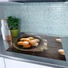Spritzschutz Herdabdeckplatte Schneidebrett aus Glas Produktbild-Vorschau 2