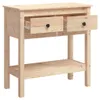 vidaXL Konsolentisch 75x35x75 cm Massivholz Kiefer Produktbild-Vorschau 4