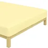 Jersey Bettlaken Vanille Größe: 90x200 cm Produktbild-Vorschau 2