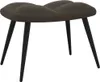 vidaXL Fauteuil relax avec pouf gris foncé velours Voir les images du produit 15