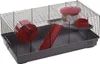 Flamingo Hamsterkäfig Jing schwarz/grau Produktbild-Vorschau 2