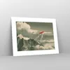 Poster - Poster ohne Rahmen - Rot Flugzeug Berge - 40x30 cm Produktbild-Vorschau 7