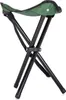 A green and black portable folding stool. Anteprima dell’immagine prodotto