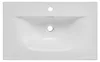 Einbauwaschbecken VELOA 70 cm Keramik weiß glänzend Produktbild-Vorschau 4