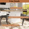 A dining table with integrated storage in a modern kitchen/dining area. Produktbild-Vorschau