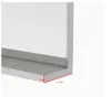 AQUABATOS  Badspiegel mit Ablage 100 x 60 cm  Hochwertiges Produktbild-Vorschau 3