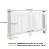 Osłona grzejnika FATIVO 152 x 19 x 92 cm – wysoka osłona Podgląd zdjęcia produktu 4