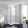 Duschabtrennung 90x80cm Höhe: 195cm Nano Glas Dusche Produktbild-Vorschau 1