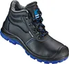 A single black work boot with blue accents and laces, shown against a white background. Náhľad obrázku produktu