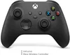 A black Xbox wireless controller is shown against a white background. Produktbild-Vorschau