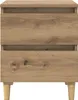 vidaXL Szafka nocna dąb Artisan 40 x 35 x 50 cm materiał Podgląd zdjęcia produktu 3